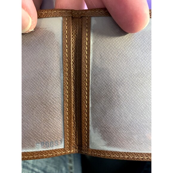 Louis Vuitton TaigaCard Holder Wallet Alezan Leather Tan Cognac Brown - Picture 5 of 7